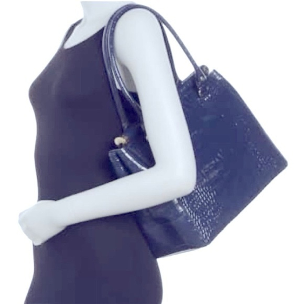 KATE SPADE: NWT Knightsbridge Constance Blue Croc Tote Bag / Purse
